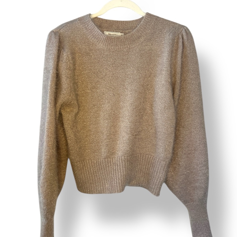 Vera & Lucy Light Tan Sweater